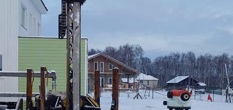 Фундамент на забивных ЖБ сваях