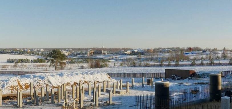 Фундамент на забивных ЖБ сваях