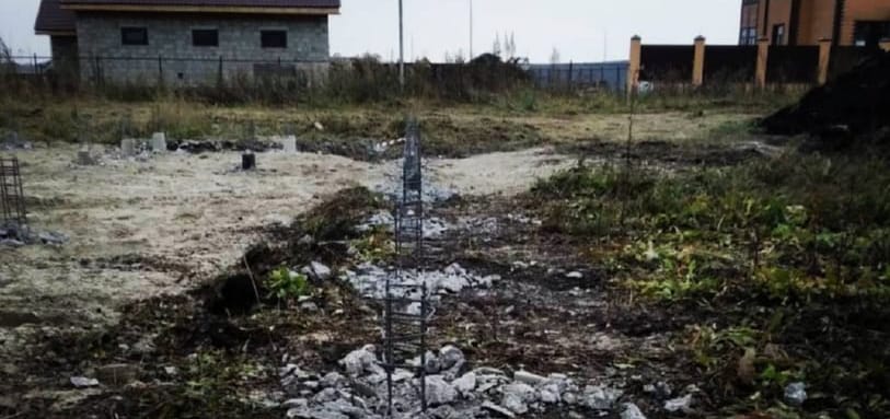Фундамент на забивных ЖБ сваях